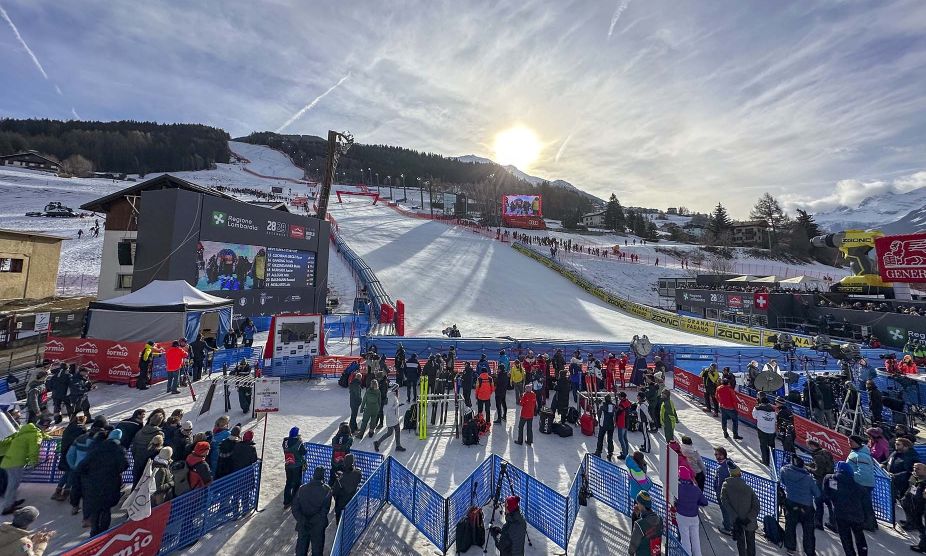 Alpine Skiing World Cup on the Stelvio Slope in Bormio